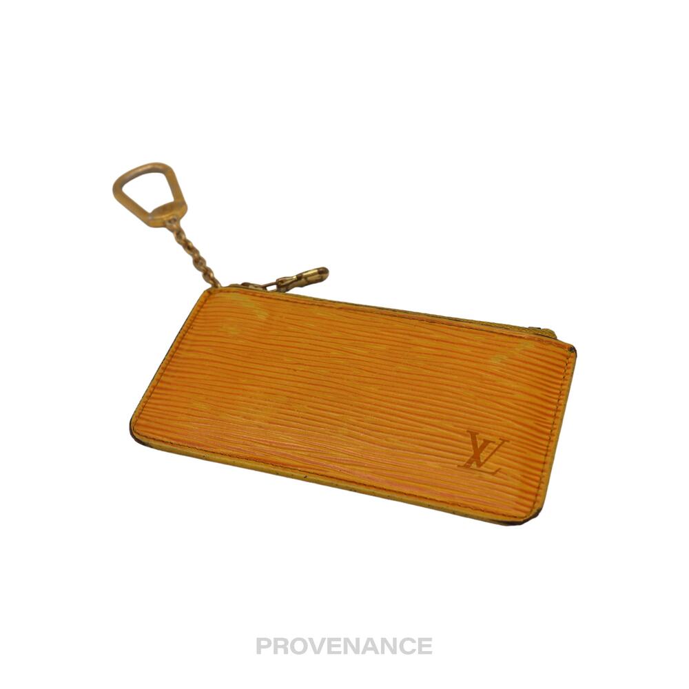 🔴 Louis Vuitton Key Pouch Cles - Tassil Yellow Epi Leather - Picture 4 of 7